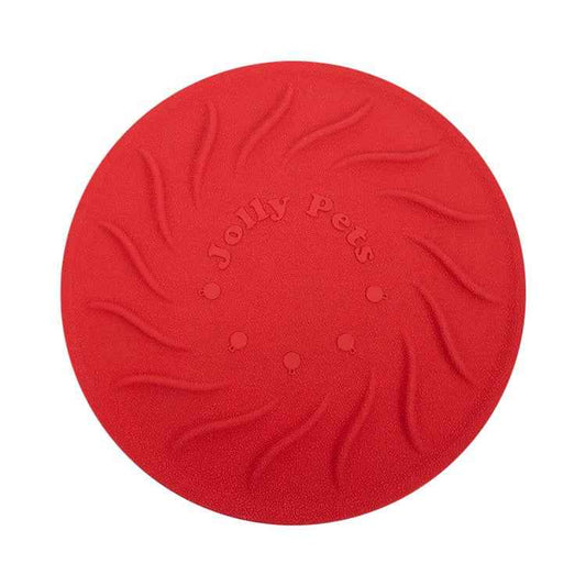 Jolly Pets Jolly Tuff Flyer, Red (8.5in)