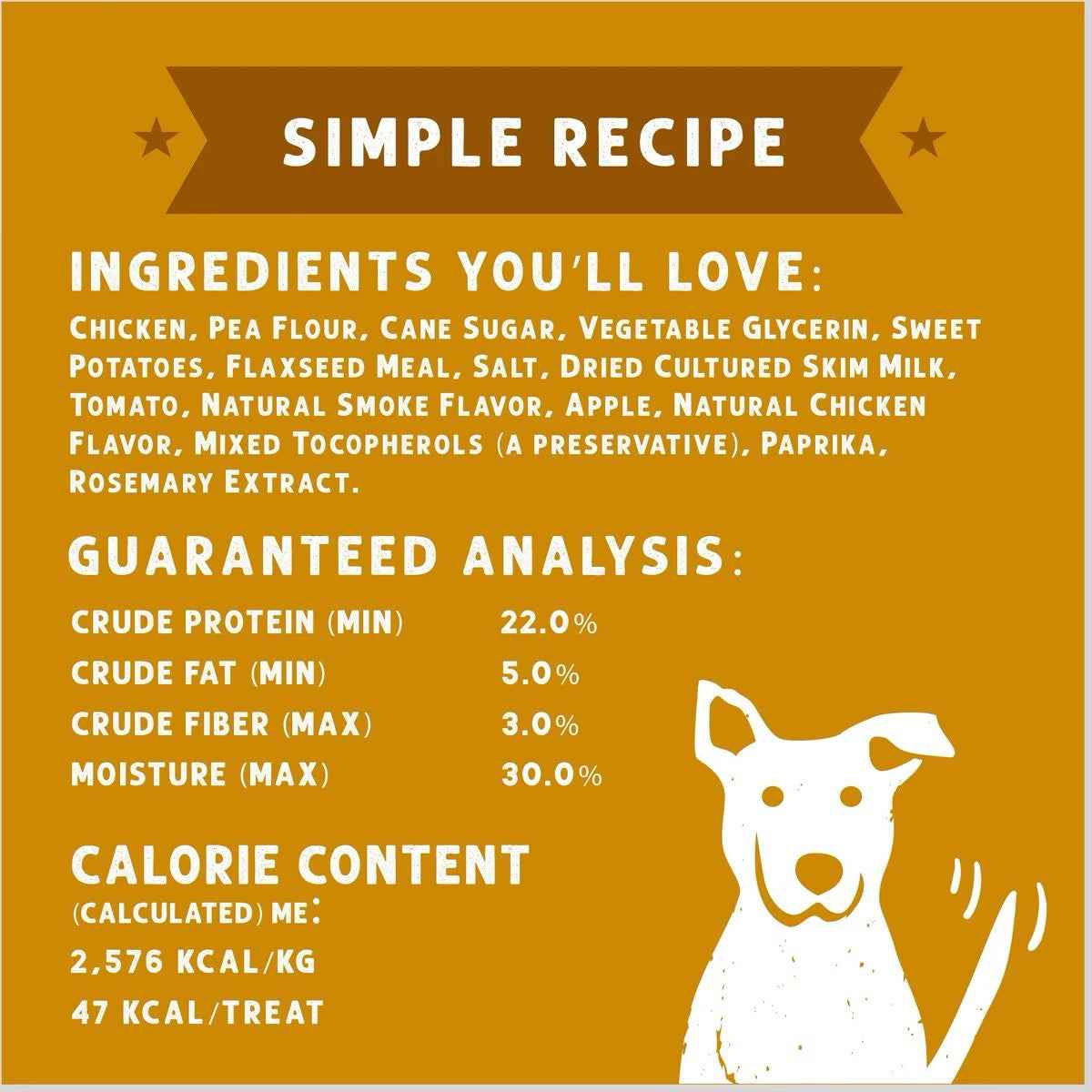 Wagmore Grain Free Sliders BBQ Chicken Dog Treats (8oz)