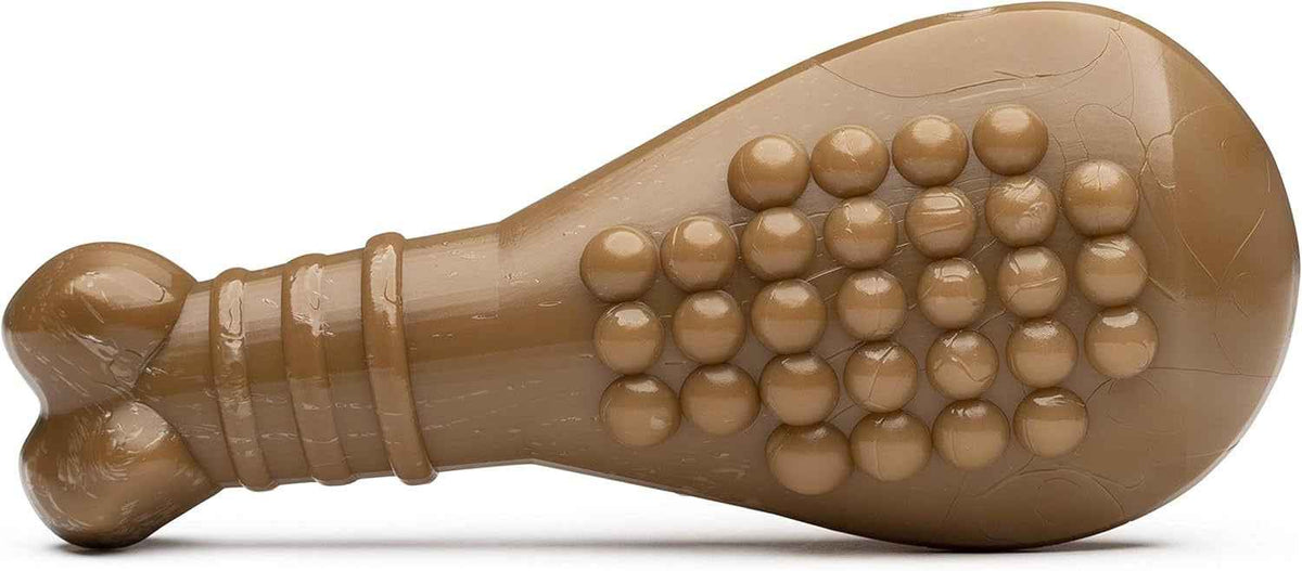 BullyMake Toss N' Treat Turkey Leg Dog Chew Toy