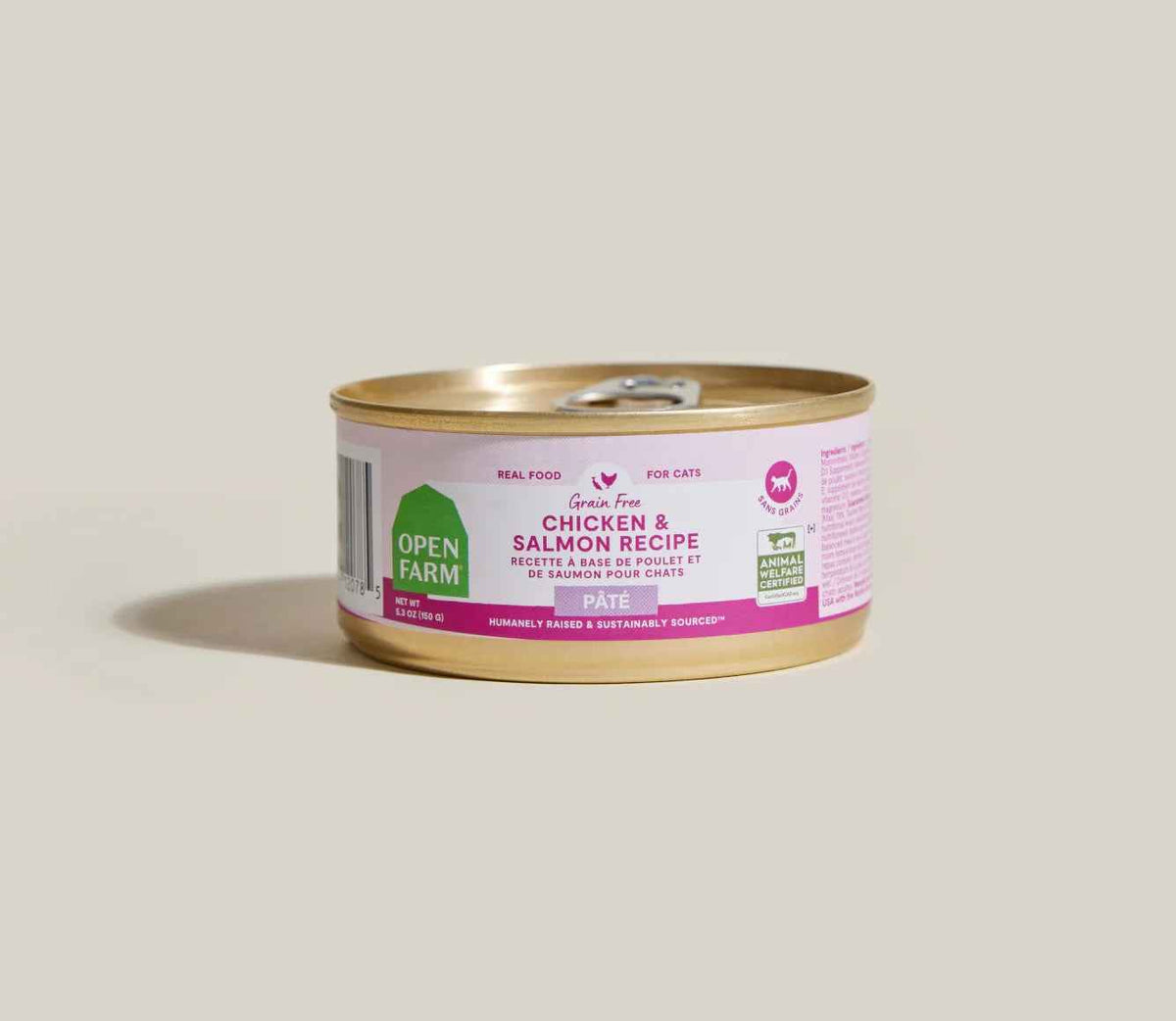 Open Farm Grain Free Chicken & Salmon Pate For Cats (2.8oz)