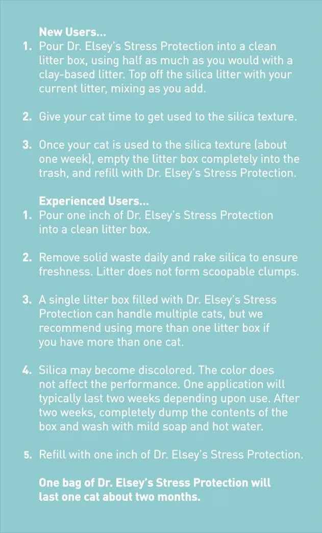 Dr Elsey's Stress Protection Crystal Cat Litter (7.5lb)