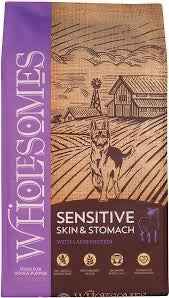 Wholesomes Sensitive Skin & Stomach Lamb Dry Dog Food (30 lb)