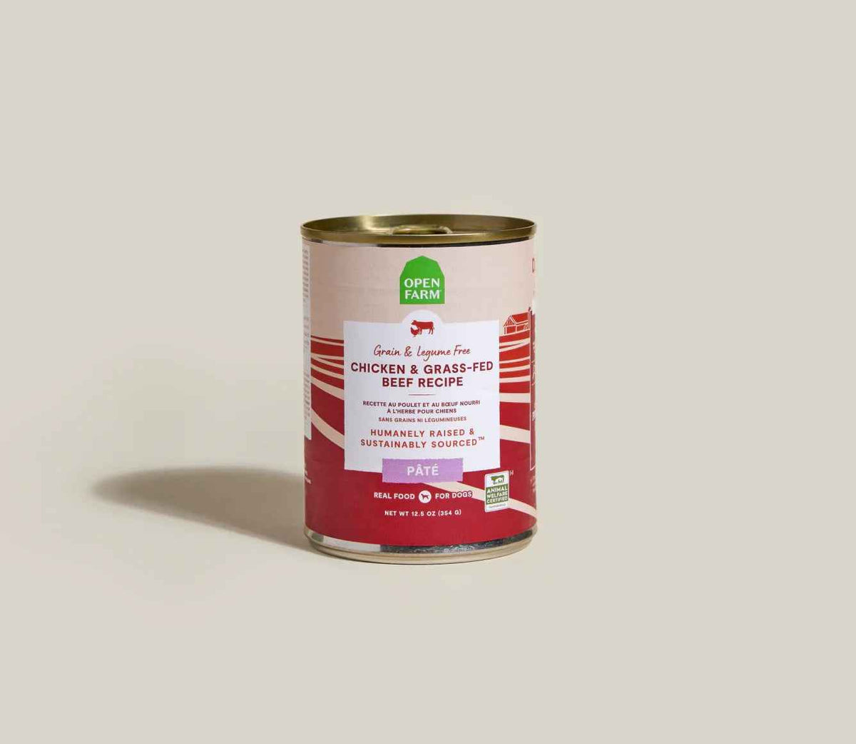 Open Farm Grain Free Chicken & Beef Pate Wet Dog Food (12.5oz)