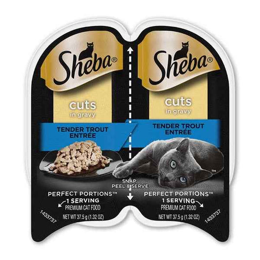 Sheba Perfect Portions Cuts Trout in Gravy Wet Cat Food (2.65oz)