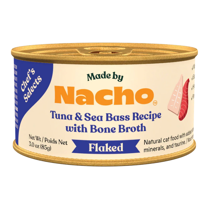 Made By Nacho Flaked Tuna & Sea Bass (3oz)