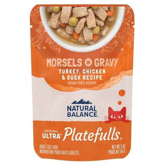 Natural Balance Cat Pouch Turkey, Chicken & Duck (3oz)