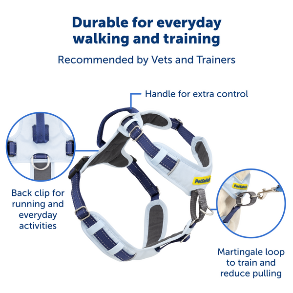 No-Pull Dog Harness: PetSafe Easy Walk Comfort Harness in Blue for Ultimate Control and Comfort