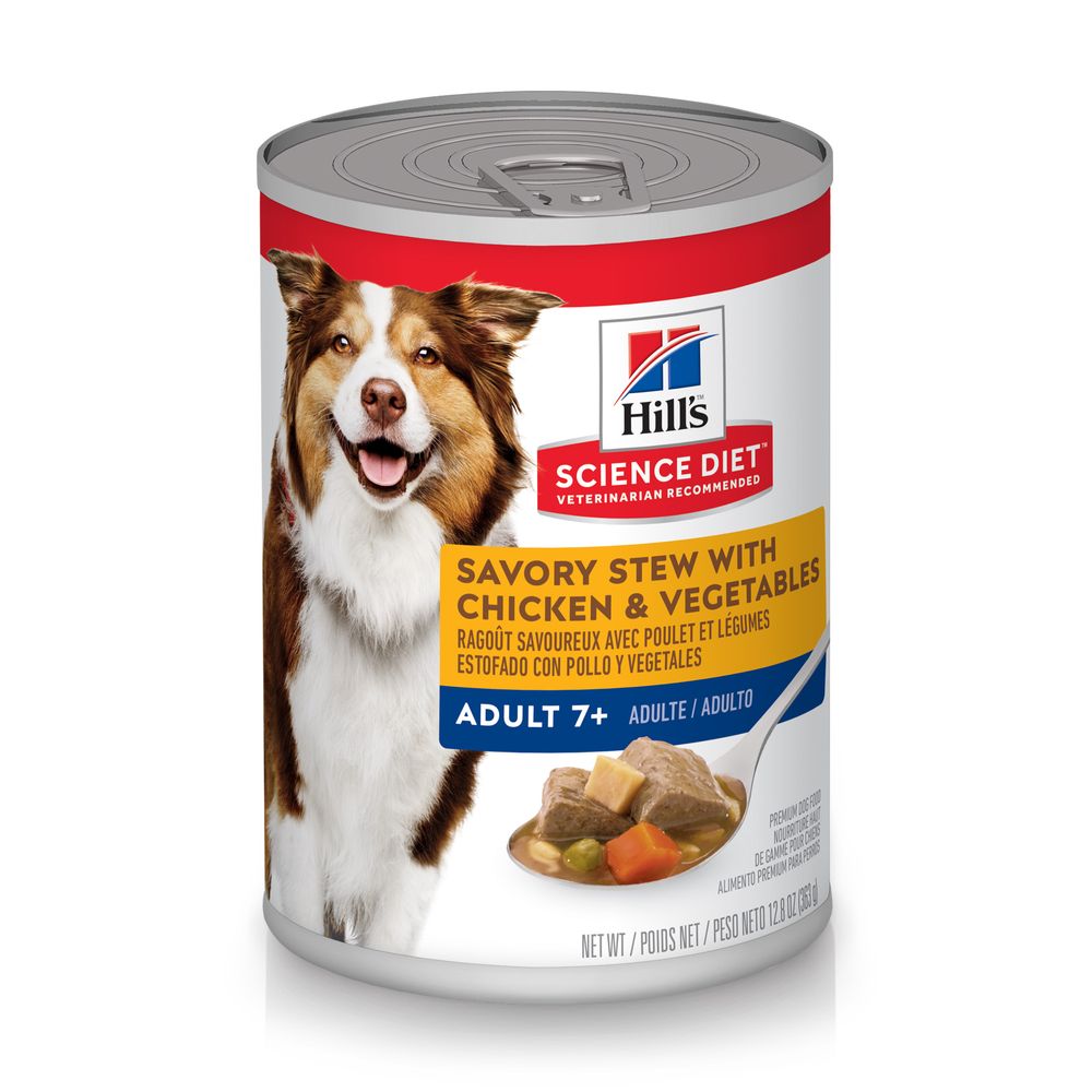 Science Diet Adult 7+ Savory Stew with Chicken & Vegetables (12.8oz)