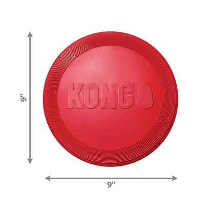 Kong Red Rubber Flyer