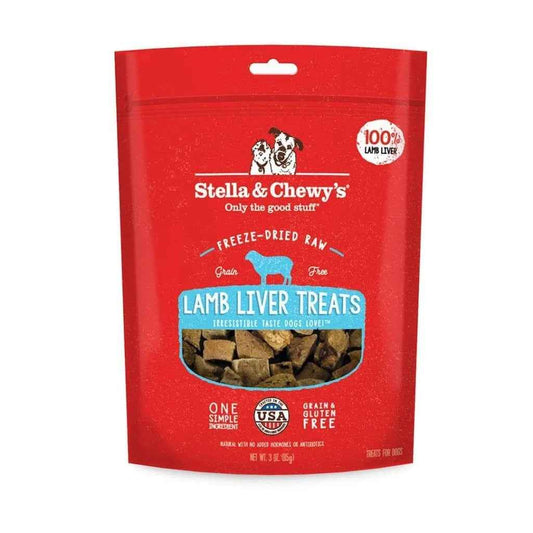 Stella & Chewy’s Freeze Dried Lamb Liver Dog Treat (3oz)