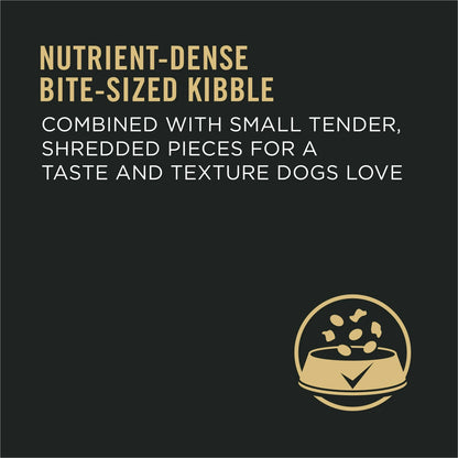 Pro Plan Small Breed Shredded Blend Beef & Rice Dog Food Dry Dog Food (6lb)