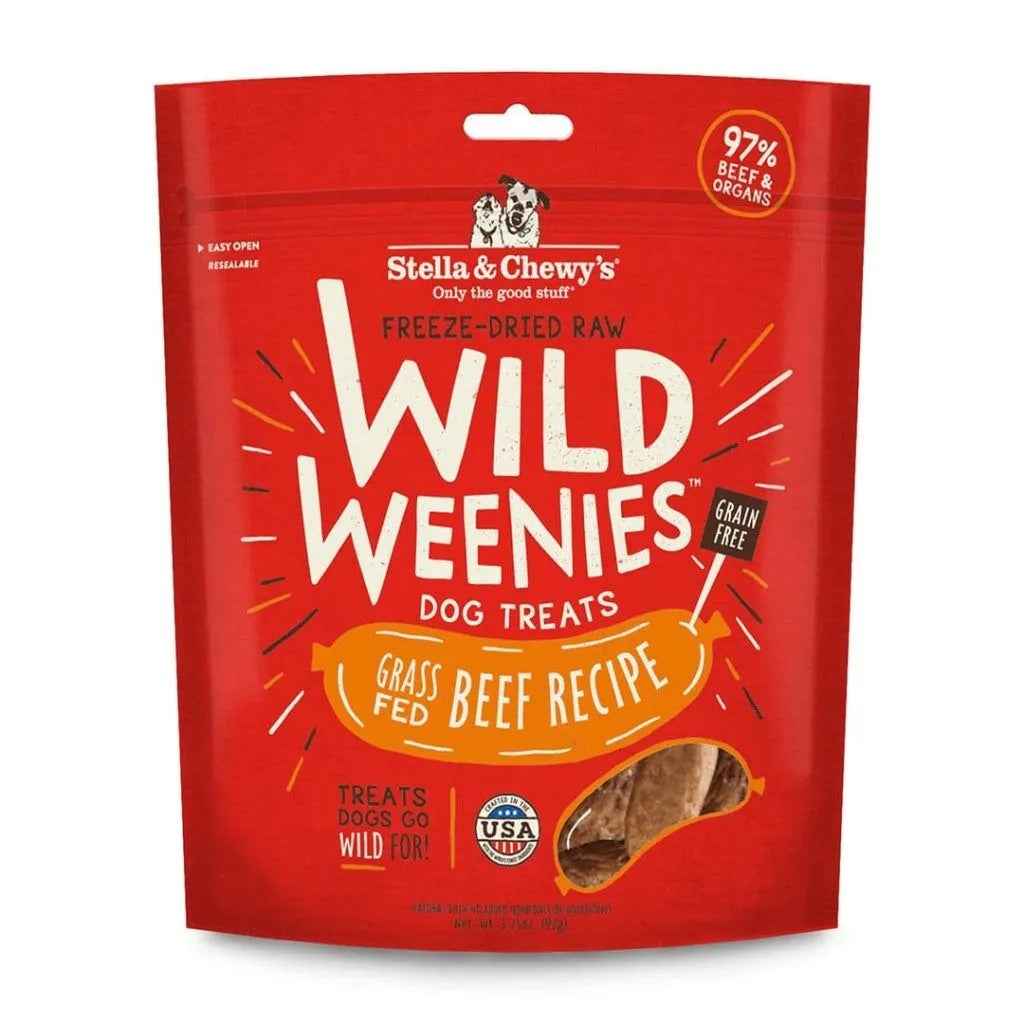 Stella & Chewy’s Freeze Dried Wild Weenies Beef Dog Treats (11.5oz)