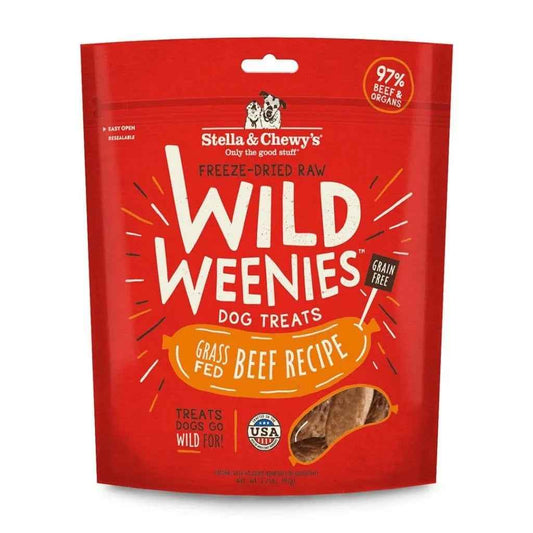 Stella & Chewy’s Freeze Dried Wild Weenies Beef Dog Treats (3.25oz)