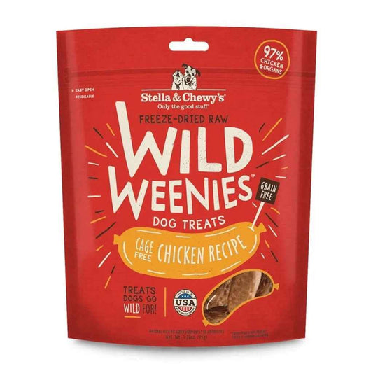 Stella & Chewy’s Freeze Dried Wild Weenies Chicken Dog Treats (3.25oz)
