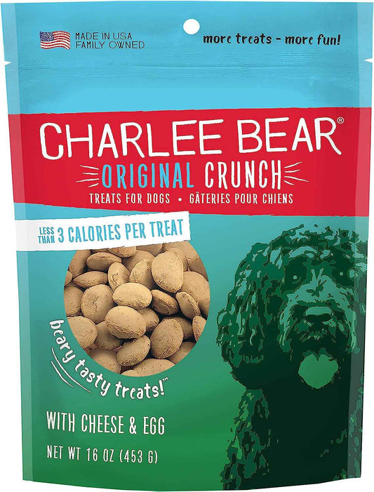 Charlee Bear Orginal Crunch Cheese & Egg Dog Treat (16oz)