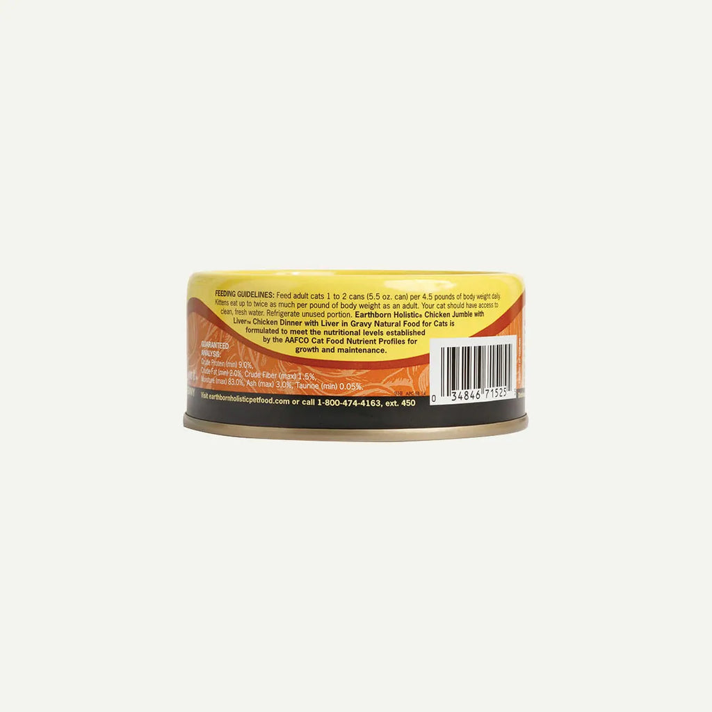 Earthborn Grain Free All Life Stages Chicken Jumble Wet Cat Food (5.5oz)