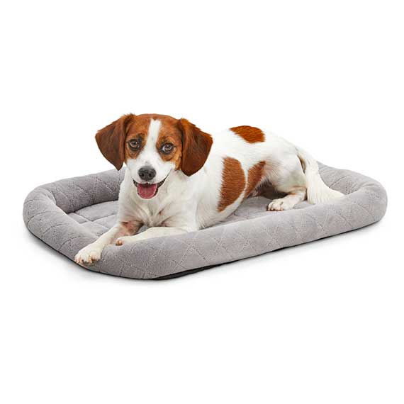 24in Midwest Diamond Stitch Bed Gray