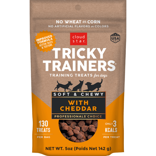Tricky Trainers Soft and Chewy Cheddar Dog Treats