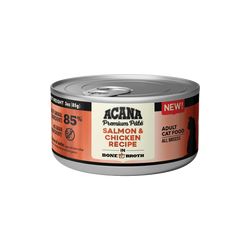 Acana Adult Grain Free Premium Pate Salmon and  Chicken Wet Cat Food (3oz)