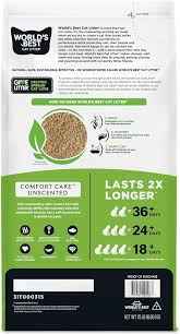 World's Best Comfort Care Unscented Cat Litter