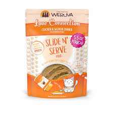 Weruva Adult Slide Love Connection Chicken and Salmon Pate Cat Food (2.8oz)
