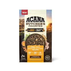 Acana Adult Grain Free Butcher's Favorites Poultry and Liver Dog Food