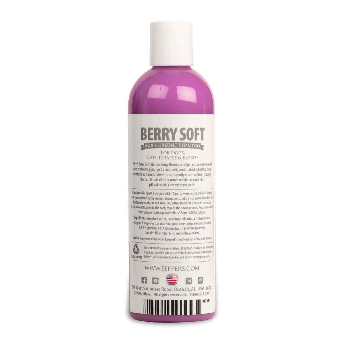 Revitalize Your Pet's Coat with Jeffers Pet Moisturizing Shampoo - Creature Comforts