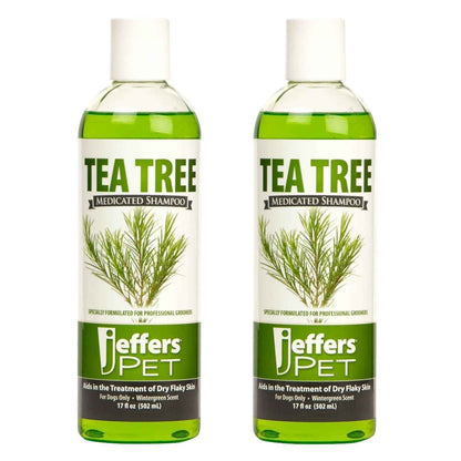 Jeffers Medicated Dog Shampoo for Dry Skin | Tea Tree Formula for Healthy Coats - Creature Comforts
