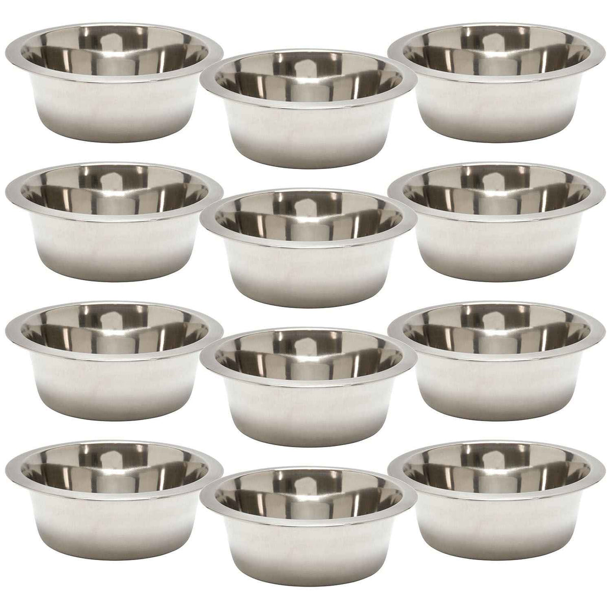 Jeffers Durable Stainless Steel Pet Bowls for Food and Water