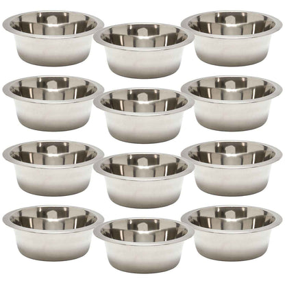 Jeffers Durable Stainless Steel Pet Bowls for Food and Water