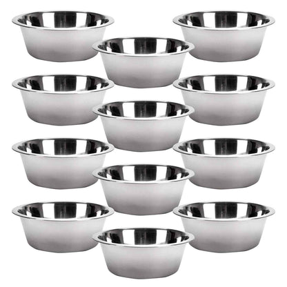 Jeffers Durable Stainless Steel Pet Bowls for Food and Water