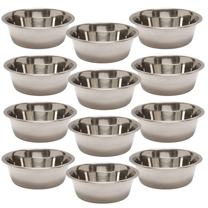 Jeffers Durable Stainless Steel Pet Bowls for Food and Water