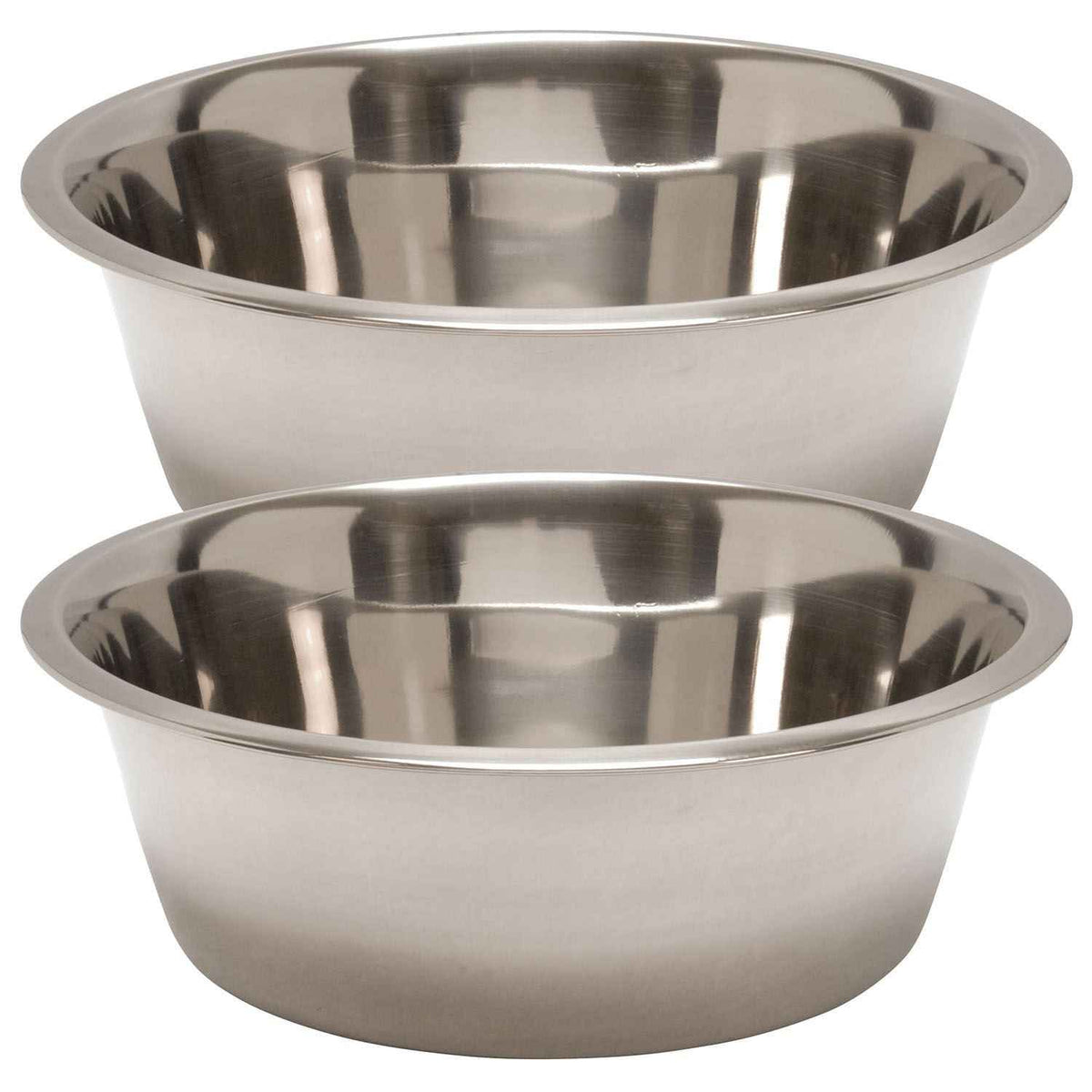Jeffers Durable Stainless Steel Pet Bowls for Food and Water