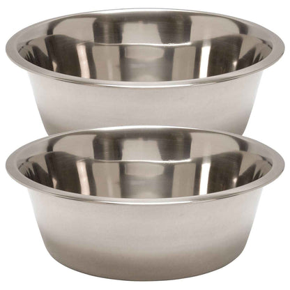 Jeffers Durable Stainless Steel Pet Bowls for Food and Water