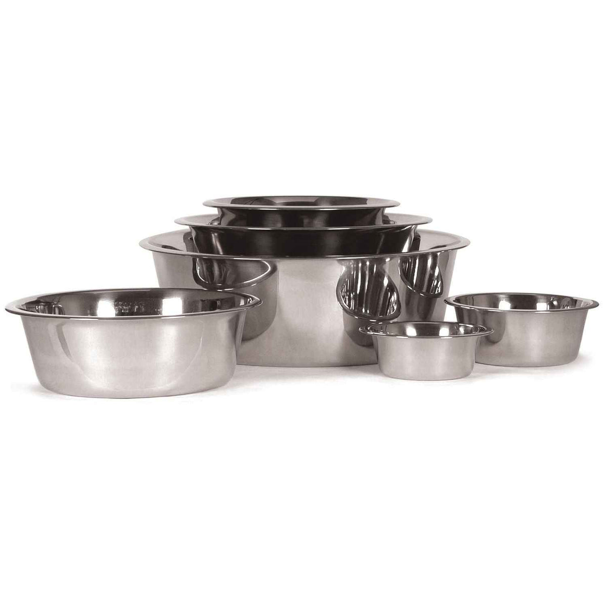 Jeffers Durable Stainless Steel Pet Bowls for Food and Water