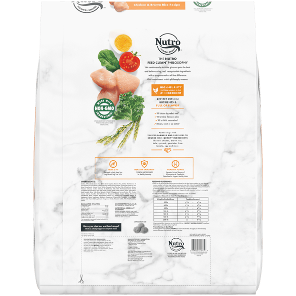 Nutro Natural Choice Large Breed Adult Chicken Dry Dog Food (30lb)