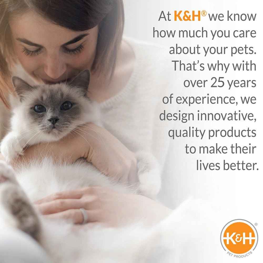 K&H Thermo-Kitty Heated Cat Tunnel – Indoor Heated Cat Bed and Play Tunnel with Machine Washable Pillow