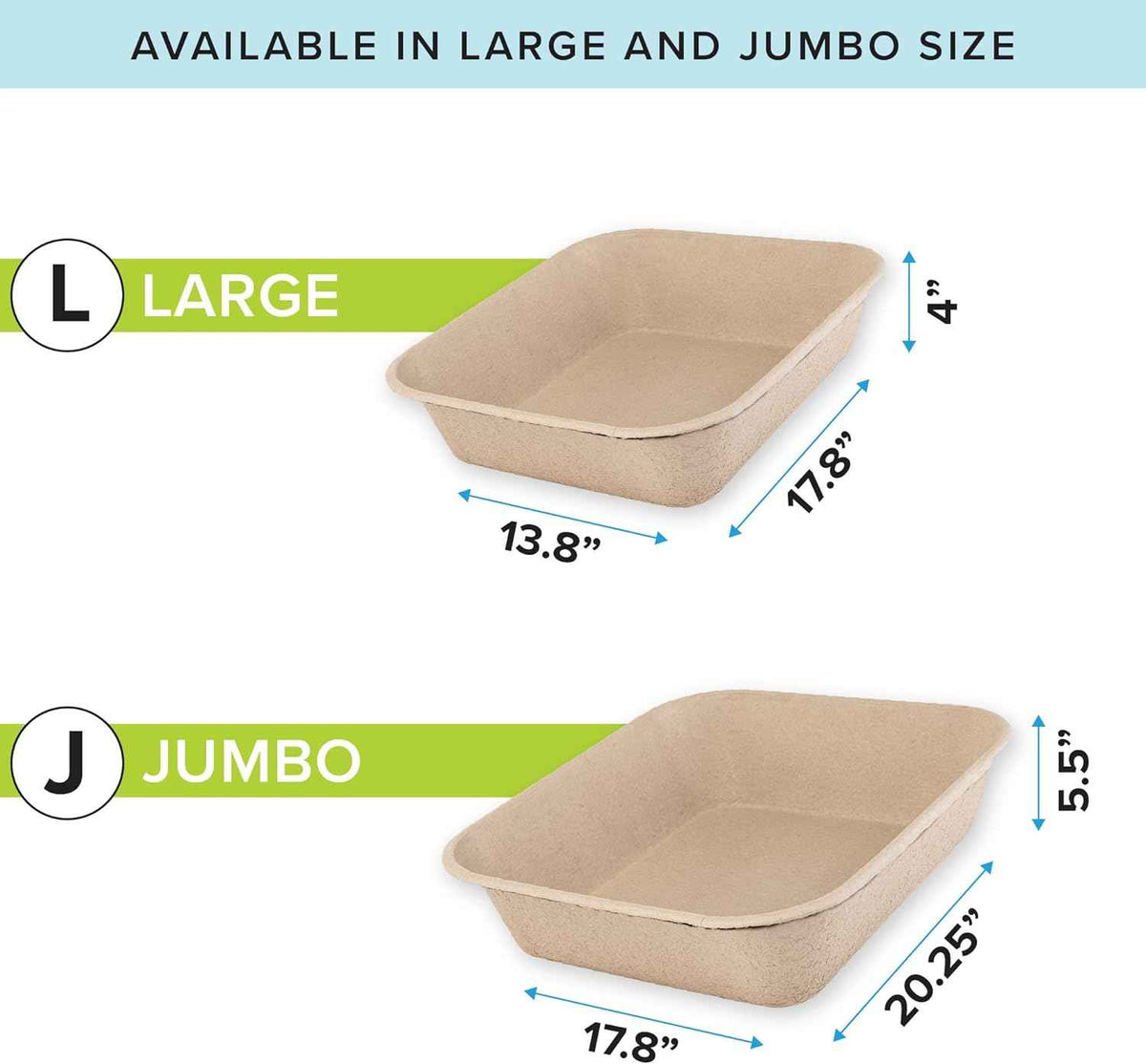 3pk Kitty Sift Jumbo Disposable Cat Litter Box