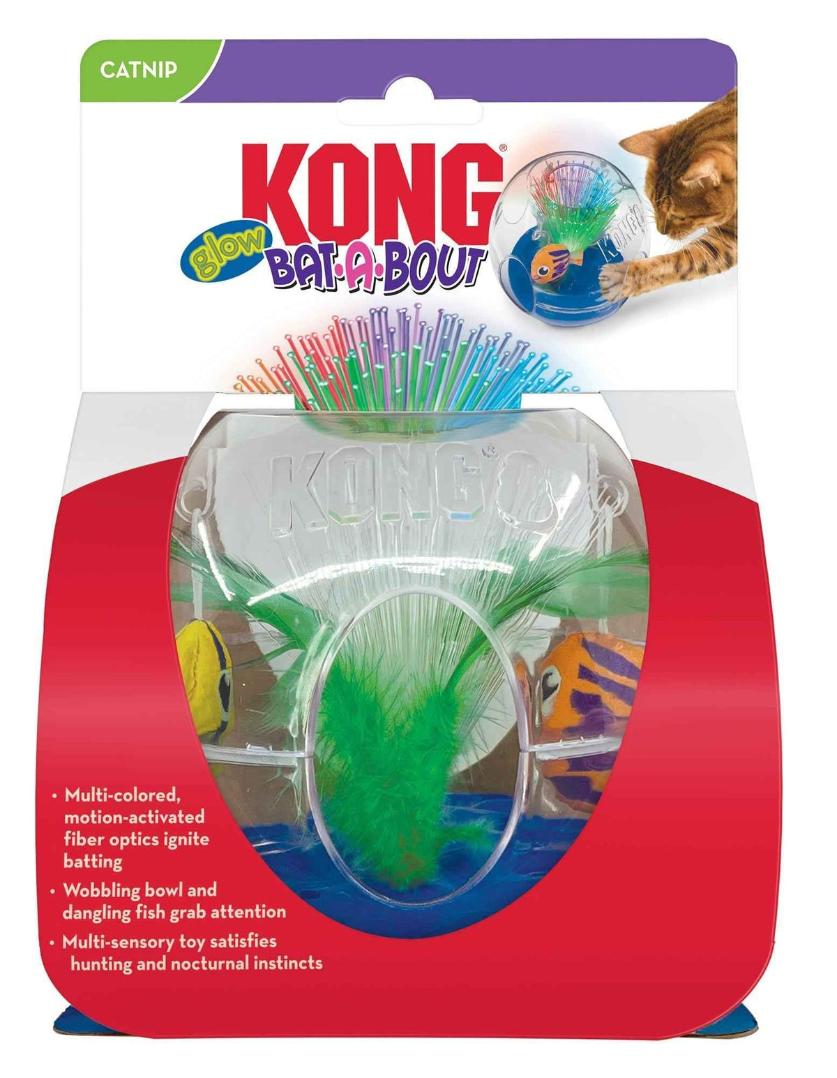 KONG Bat-A-Bout Glow Aquarium
