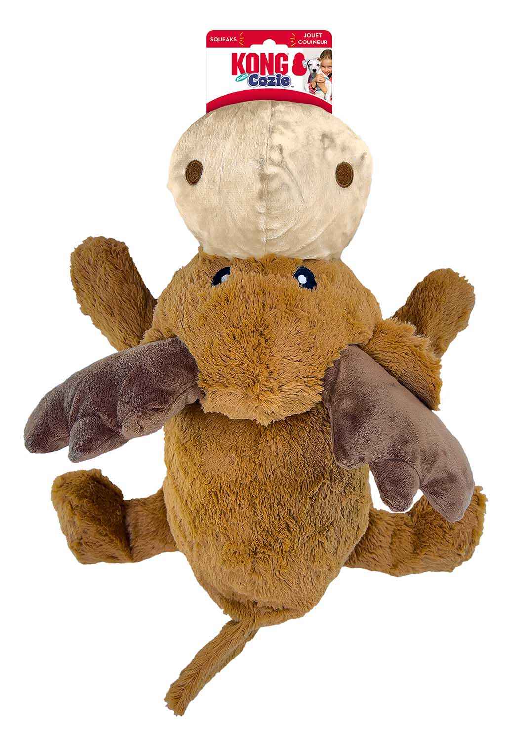 Kong Cozie Jumbo Marvin Dog Toy with Squeaker, XLarge