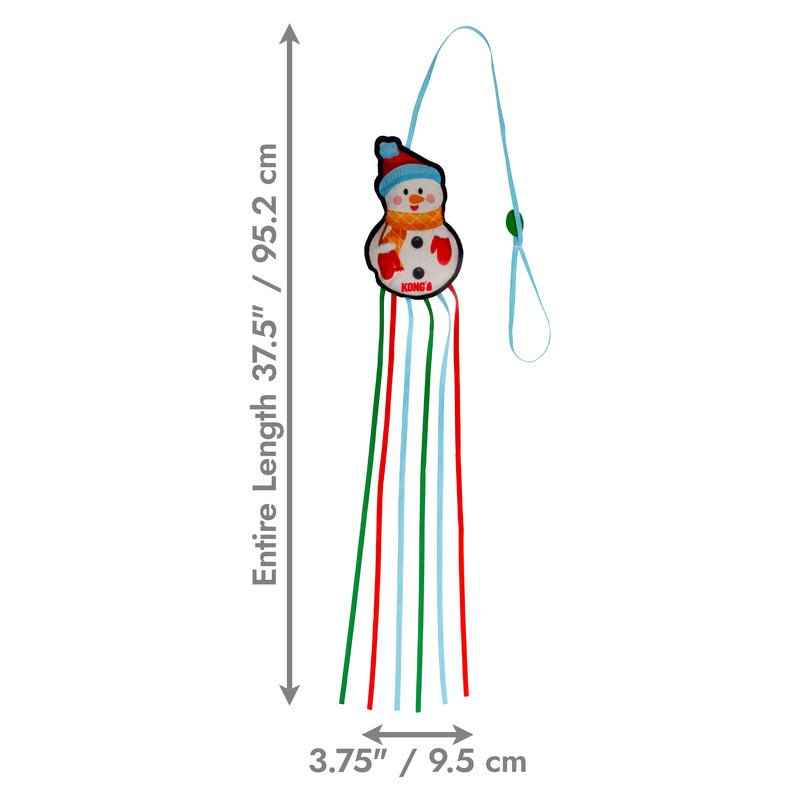 KONG Holiday Snowman Teaser Catnip Cat Toy