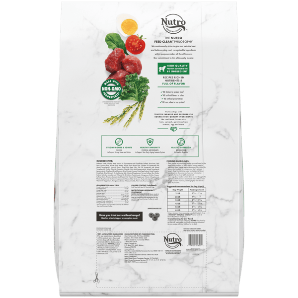 Nutro Natural Choice Senior Lamb Dry Dog Food (30lb)