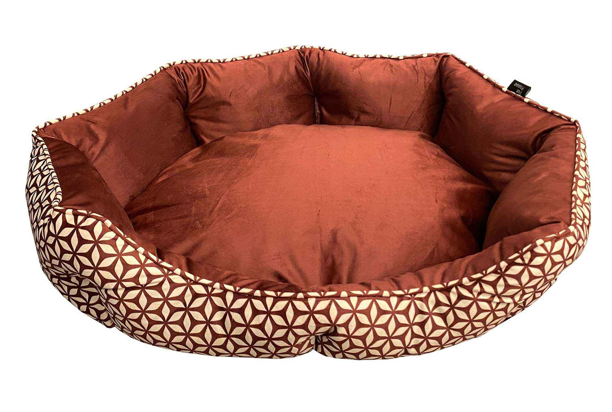 Mink Tufted Euro Cuddler Bed For Dogs & Cats