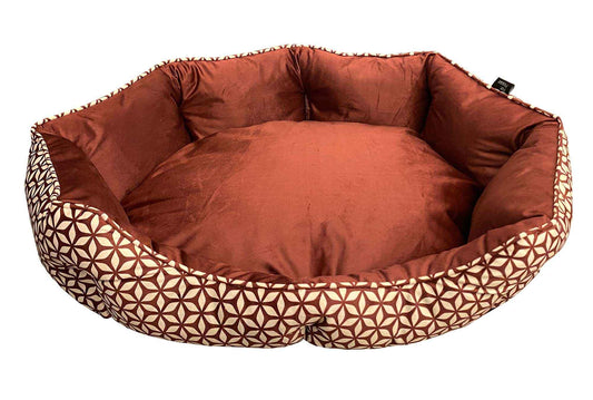 Mink Tufted Euro Cuddler Bed For Dogs & Cats