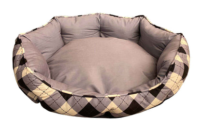 Mink Tufted Euro Cuddler Bed For Dogs & Cats