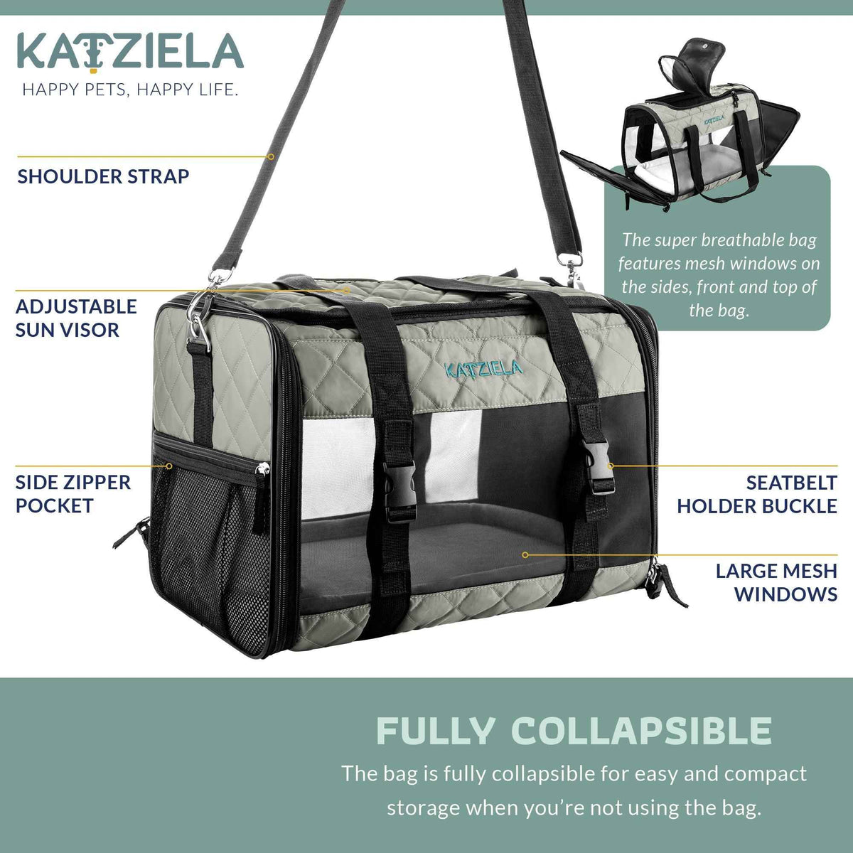 Comfortable Pet Carrier: Elevate Your Pet's Travel Experience - Creature Comforts