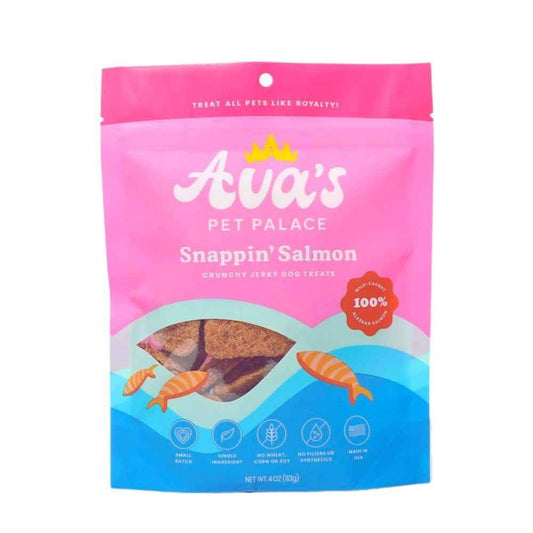 Crunchy Salmon Dog Treats for Happy, Healthy Pups – Ava's Pet Palace 4 oz
