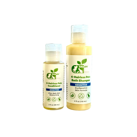 Gentle Sensitive Pet Shampoo for Hairless Pets – Creature Comforts
