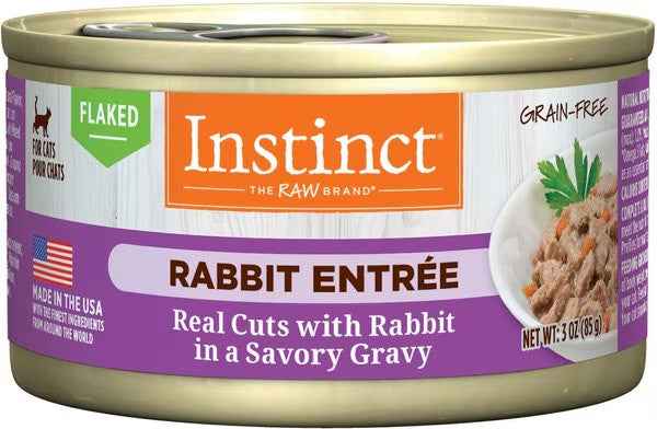 Instinct Flaked Rabbit Wet Cat Food (3oz)