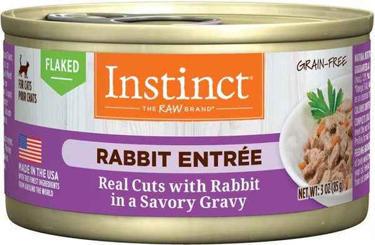 Instinct Flaked Rabbit Wet Cat Food (3oz)